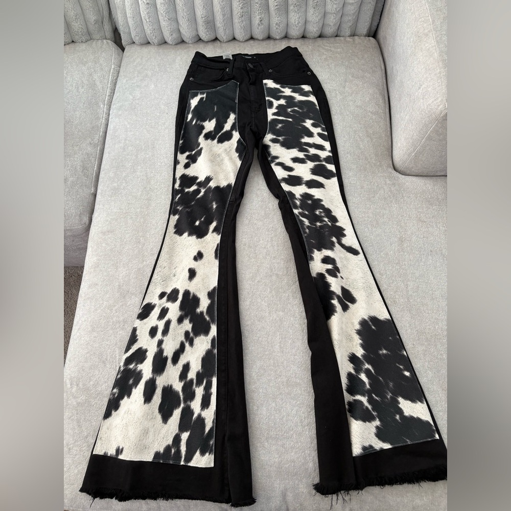 Cow Print Women's Pants